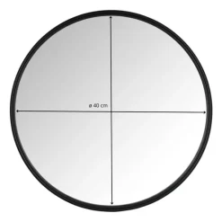 Ronde spiegel - ø40 cm - metalen lijst