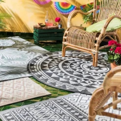 Rotan fauteuil Bandung - naturel - 83x69x84 cm