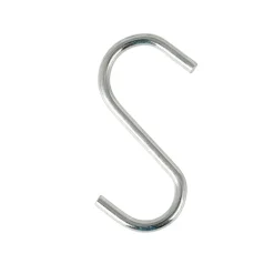 S haken - rvs - set van 12