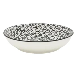 Schaal black print - diverse varianten - ø14x3.5 cm