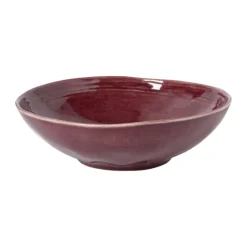 Schaal Toscane - bordeauxrood - ø30x9 cm