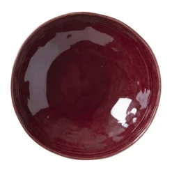 Schaal Toscane - bordeauxrood - ø30x9 cm