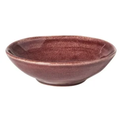 Schaal Toscane - bordeauxrood - ø11.8x2.5 cm
