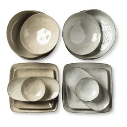 Schaal Toscane - grijs - ø11x3.5 cm