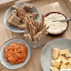 Schaal Toscane - grijs - ø11x3.5 cm