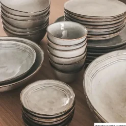 Schaal Toscane - grijs - ø11x3.5 cm