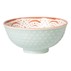 Schaaltje Abby middel - blauw/roze - ø12x5.8 cm