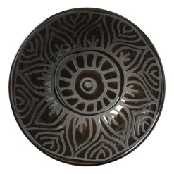 Schaaltje Amy groot - geel/blauw - ø15.5x7 cm