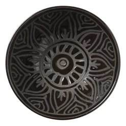 Schaaltje Amy middel - geel/blauw - ø12x5.8 cm