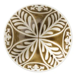 Schaaltje Aria middel - bruin/blauw - ø12.3x5.8 cm