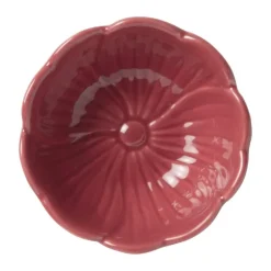 Schaaltje bloem - rood -ø8.3x4 cm