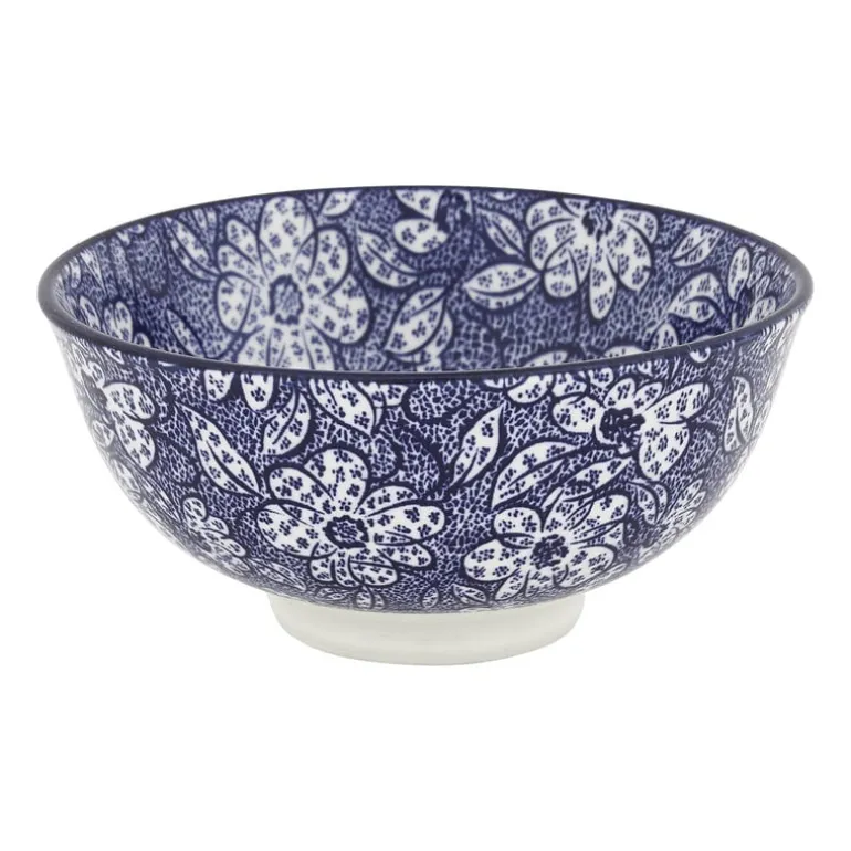 Schaaltje blue print - botanic - ⌀12 cm