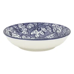 Schaaltje blue print - botanic - ⌀14 cm