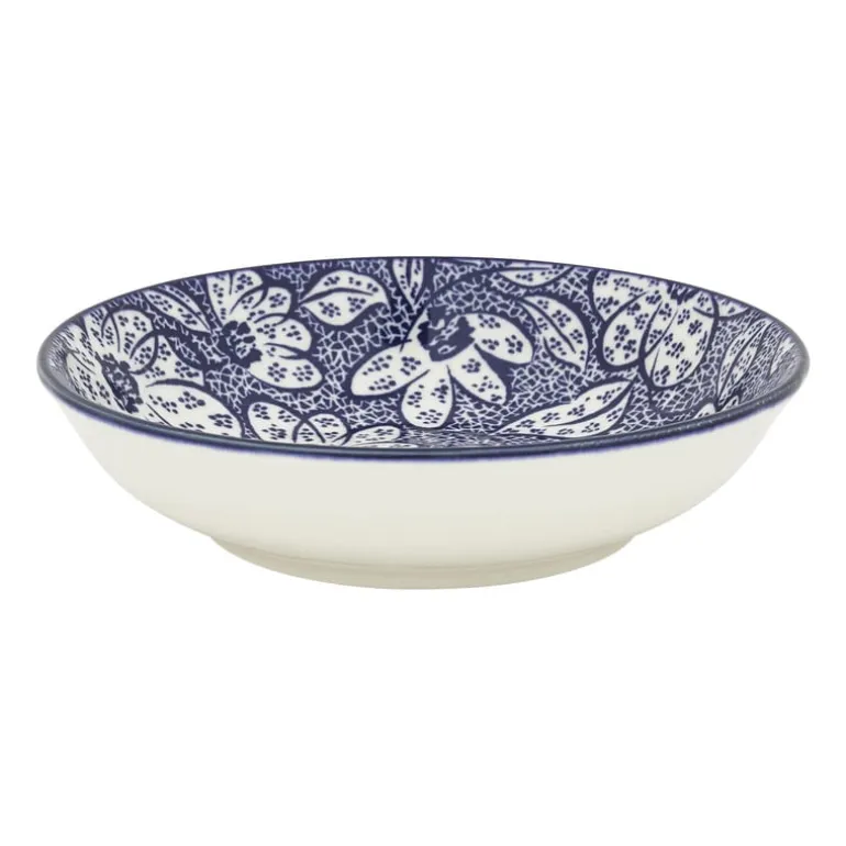 Schaaltje blue print - botanic - ⌀14 cm