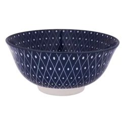 Schaaltje blue print - diamonds - ⌀15 cm