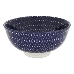 Schaaltje blue print - diamonds - ⌀12 cm