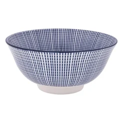 Schaaltje blue print - stripes - ⌀15 cm