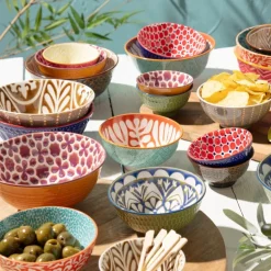 Schaaltje Bruno klein - grijs/blauw - ø9.2x4.8 cm