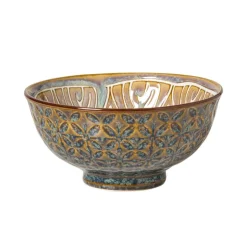 Schaaltje Bruno middel - grijs/blauw - ø12.3x5.8 cm