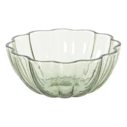 Schaaltje clover groot - groen - ø16x7 cm