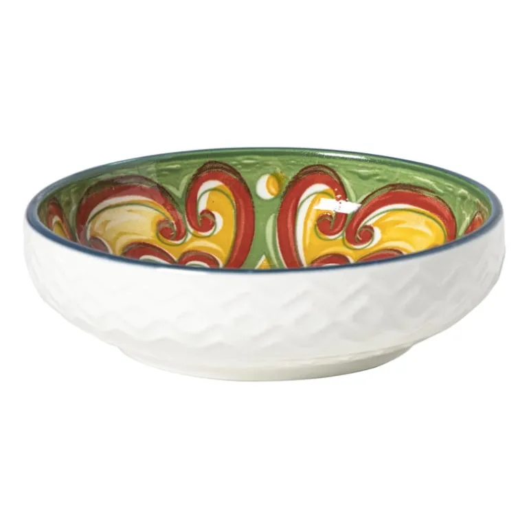 Schaaltje Diaz klein - geel/groen - ø8.7x2.4 cm