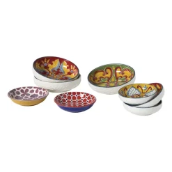 Schaaltje Diaz klein - geel/groen - ø8.7x2.4 cm