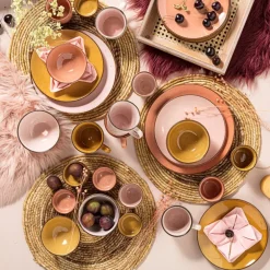 Schaaltje Emma - roze - ø12x7.5 cm