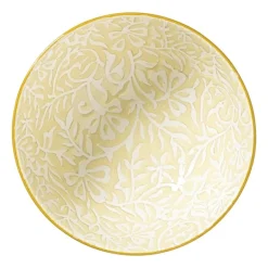 Schaaltje Lilly middel - geel/roze - ø12.3x5.8 cm