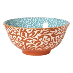 Schaaltje Moana groot - blauw/oranje - ø15.8x7.3 cm