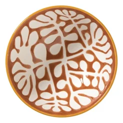 Schaaltje Nane middel - oranje/blauw - ø12.3x5.8 cm