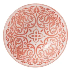 Schaaltje Nora - groen/roze - ø9.2x4.8 cm