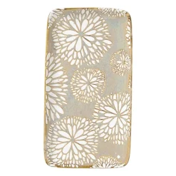 Schaaltje Nori rechthoekig - blauw/geel - 2x20.5x11 cm