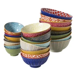 Schaaltje Rene groot - groen/blauw - ø15.8x7.3 cm