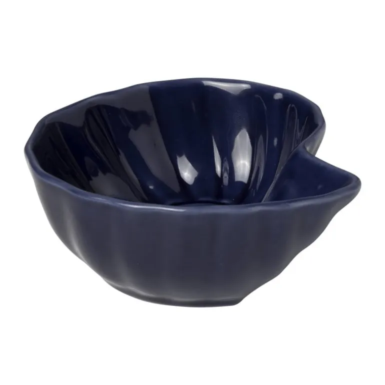 Schaaltje zeeslak - blauw - 4.8x11.6x12 cm