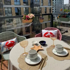 Schaaltje zeeslak - blauw - 4.8x11.6x12 cm