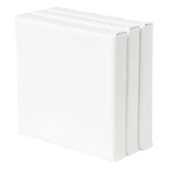 Schildersdoek canvas - 10x10 cm - set van 3