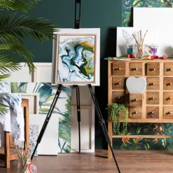 Schildersezel - zwart - 192 cm