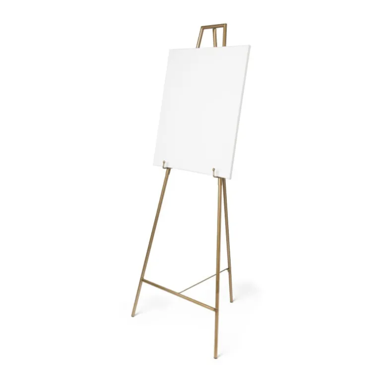 Schildersezel voor welkomstbord - goud - 146.7 cm