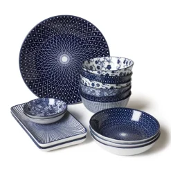 Schoteltje blue print - botanic - ⌀9.5 cm