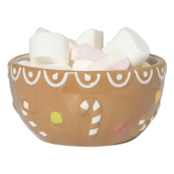 Serveerschaaltje gingerbread - bruin - ø14x6.9 cm