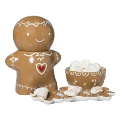 Serveerschaaltje gingerbread - bruin - ø14x6.9 cm