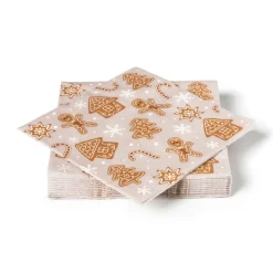 Servet Cookies - grijs - 33x33 cm