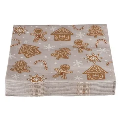 Servet Cookies - grijs - 33x33 cm