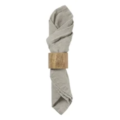 Servet zand - taupe - set van 2 - 40x40 cm