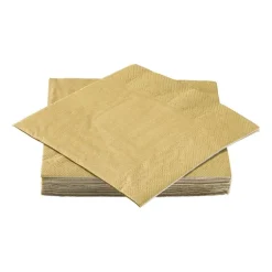 Servetten - goudkleurig - set van 20