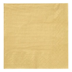 Servetten - goudkleurig - set van 20