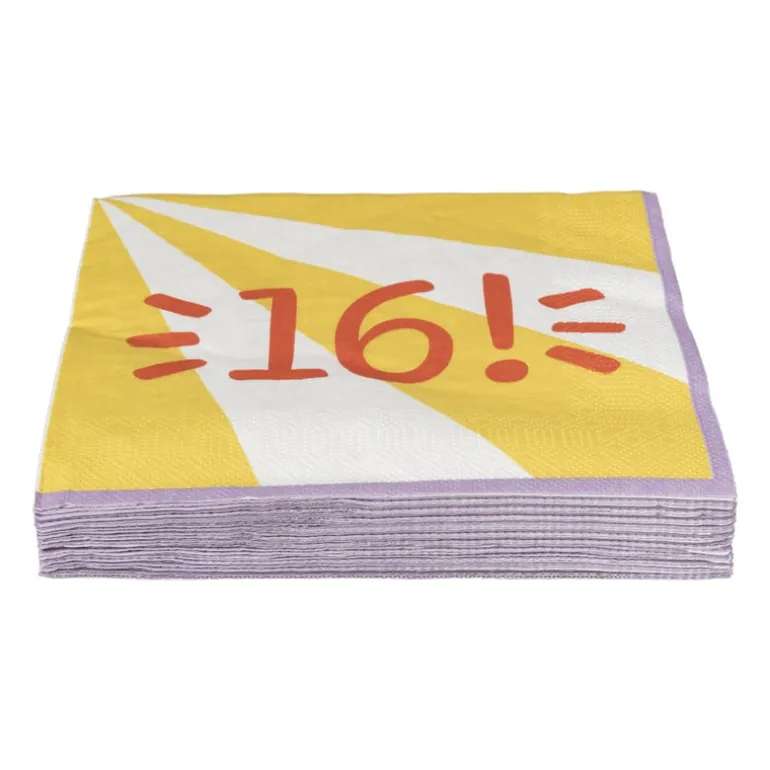 Servetten 16 jaar - 20 stuks