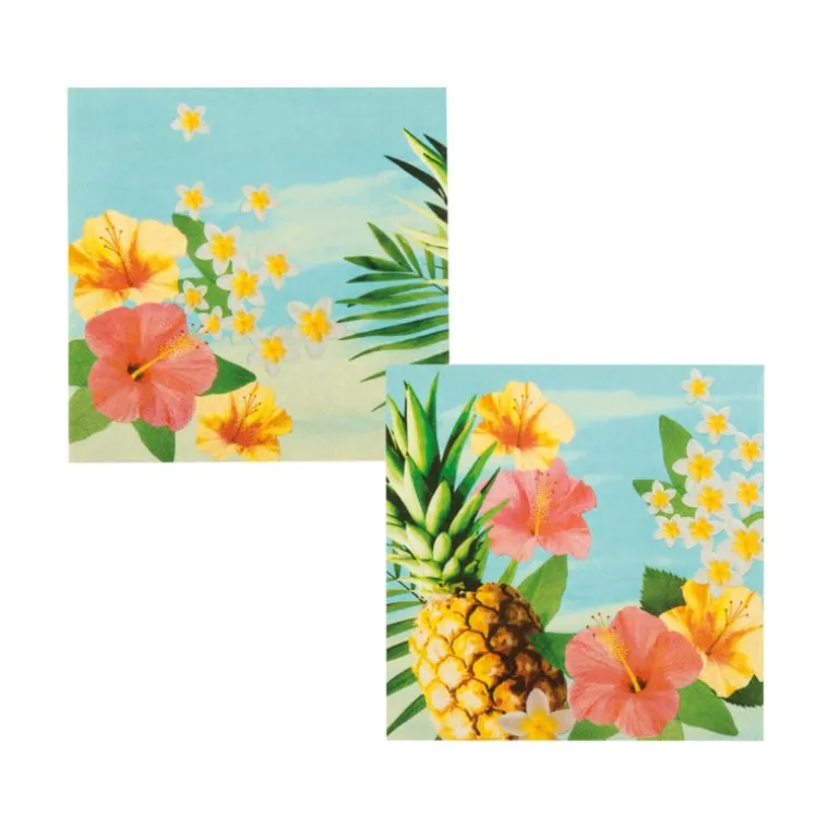 Servetten - tropical - set van 20