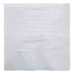 Servetten - zilverkleurig - set van 20