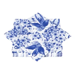Servetten blauwe vogel - 33x33 cm - set van 20